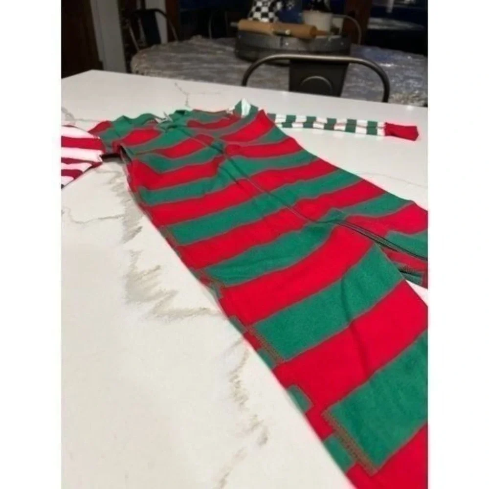 Hanna Andersson‎ Sleeper stripe Christmas holiday size 3 90